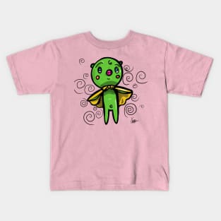 Green little pig Kids T-Shirt